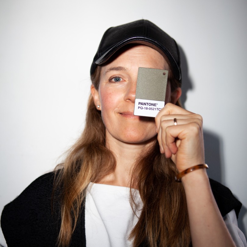 Brand identity detail for Urbanears' sustainability initiative