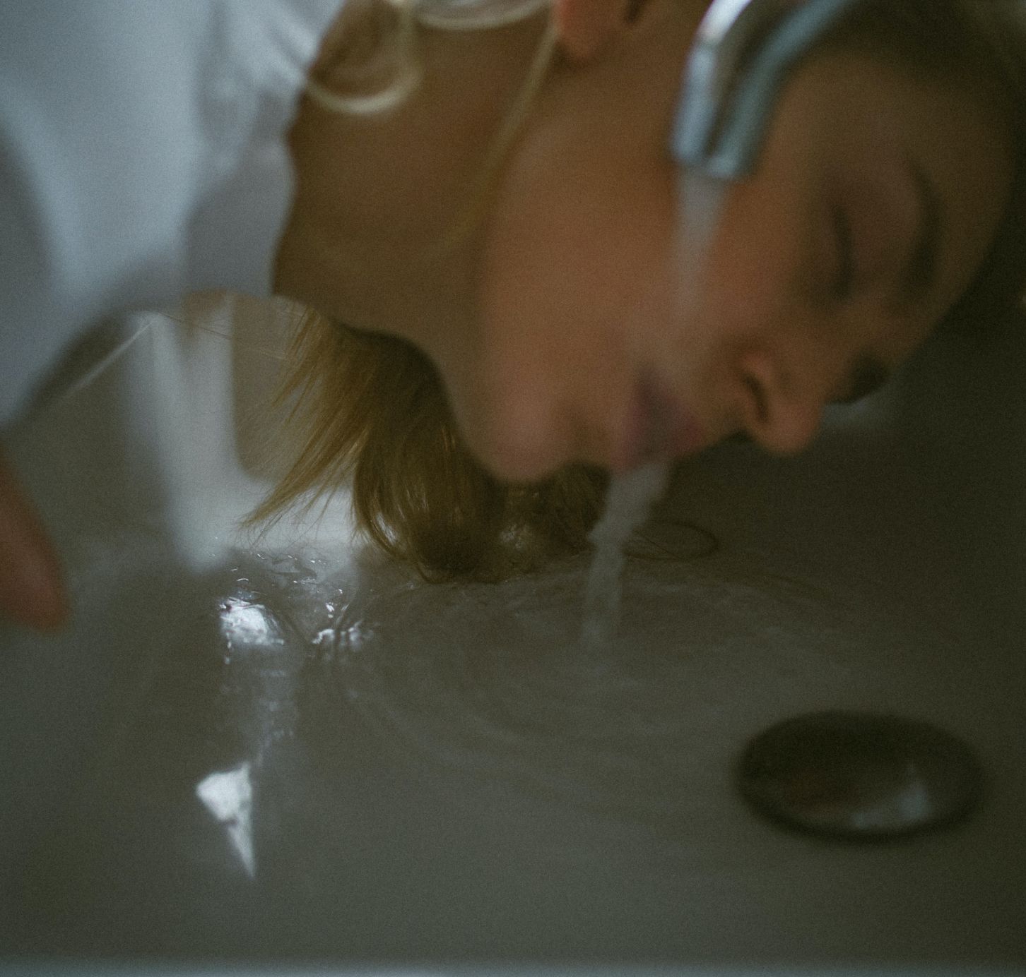 Femcare brand identity: near-square portrait photography, paired with a taller crop.