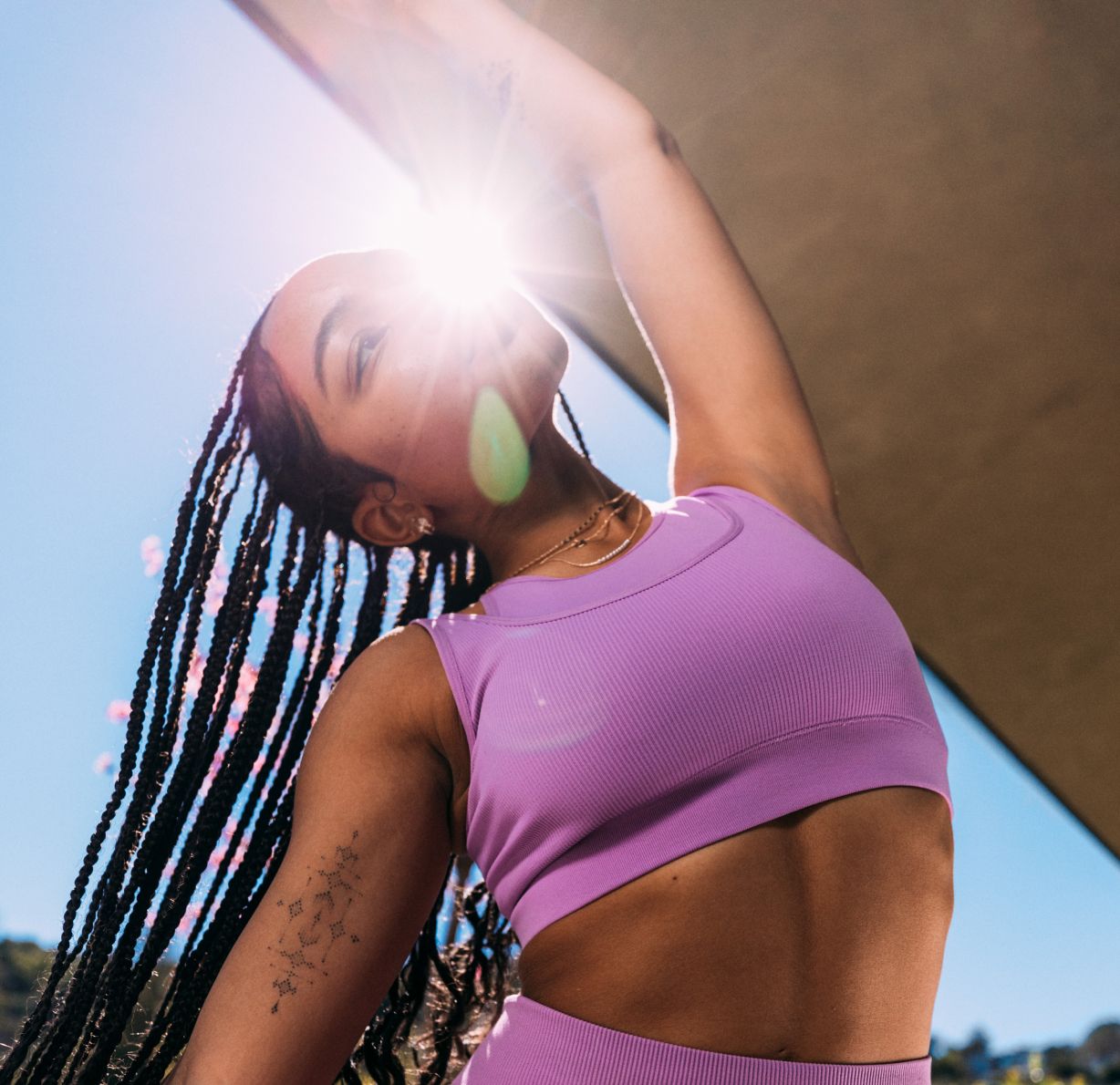 Near-square image from the H&M Sport visual concept A class of your own, first of the B set