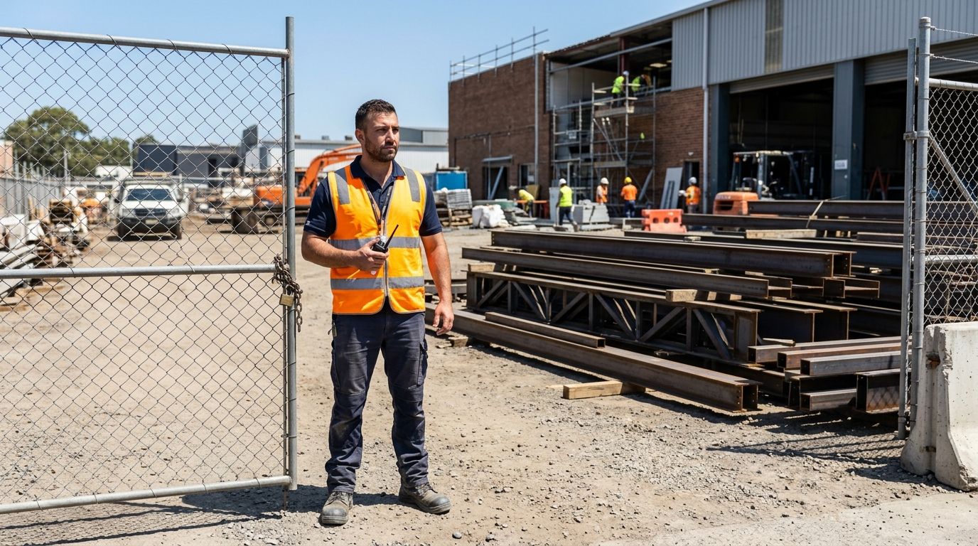 Construction site security — sydney cbd