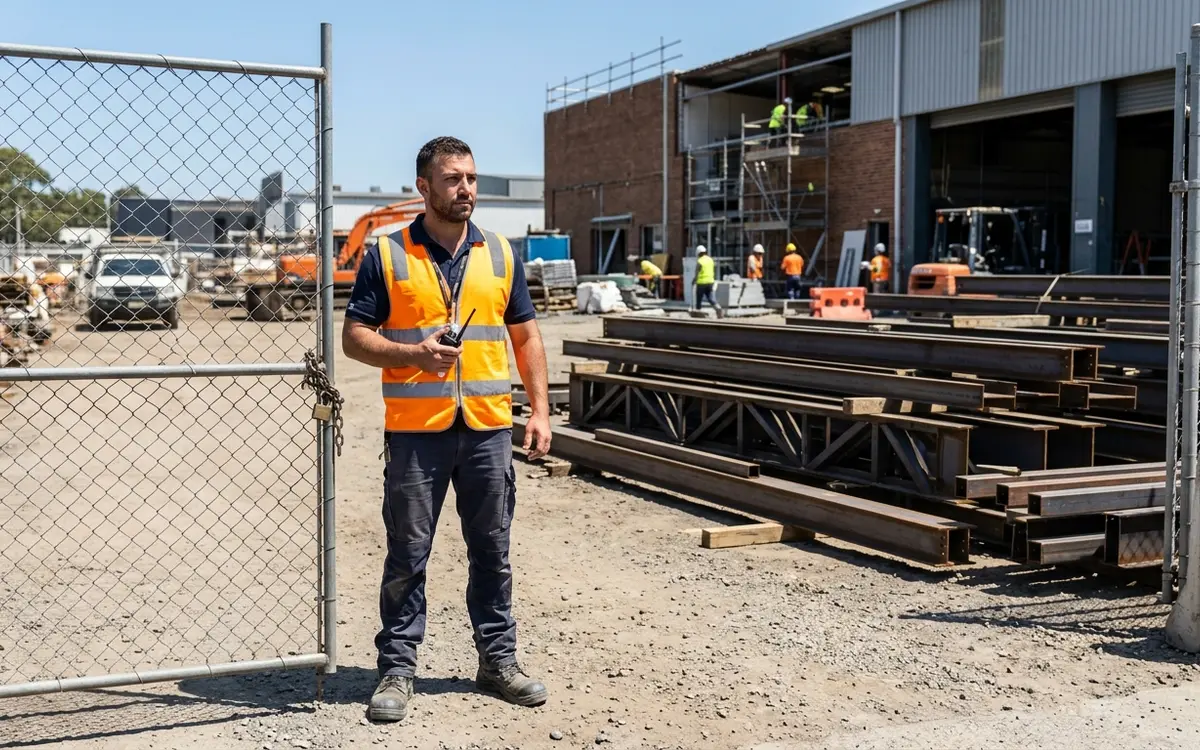 Construction site security — sydney cbd