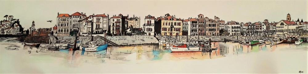 Saint Jean de Luz — Acrylique sur toile