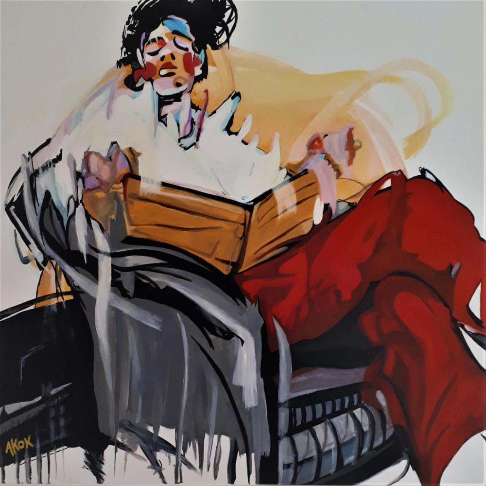 Le Confiné — Acrylique sur toile