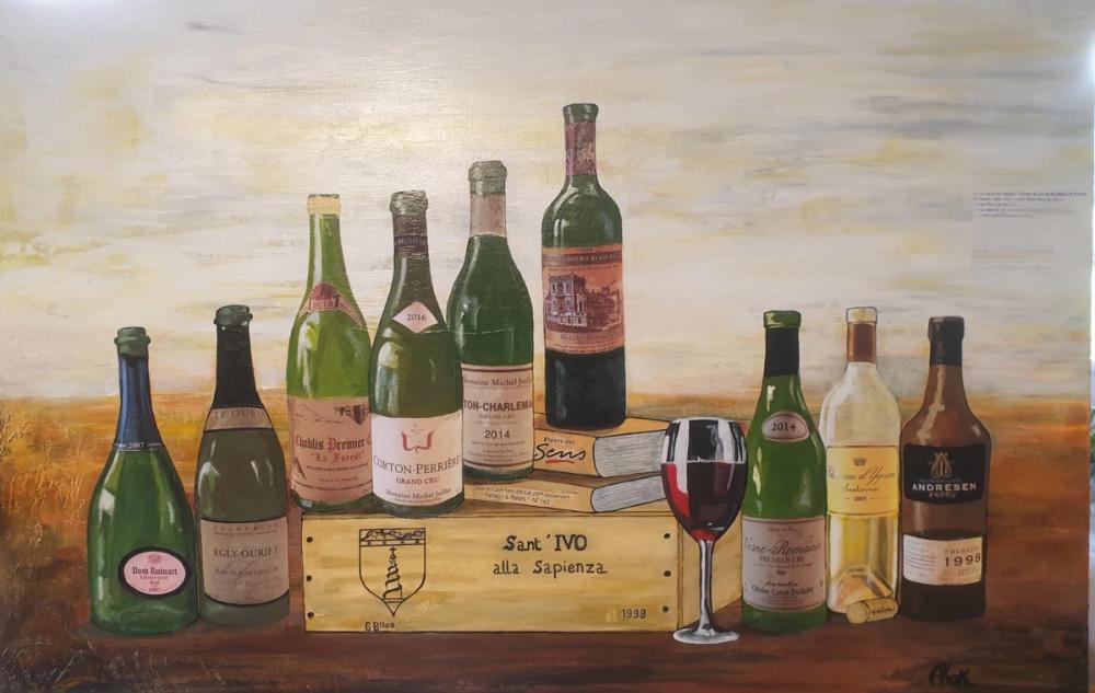 Je l'aime tant le temps qui reste — Acrylique sur toile