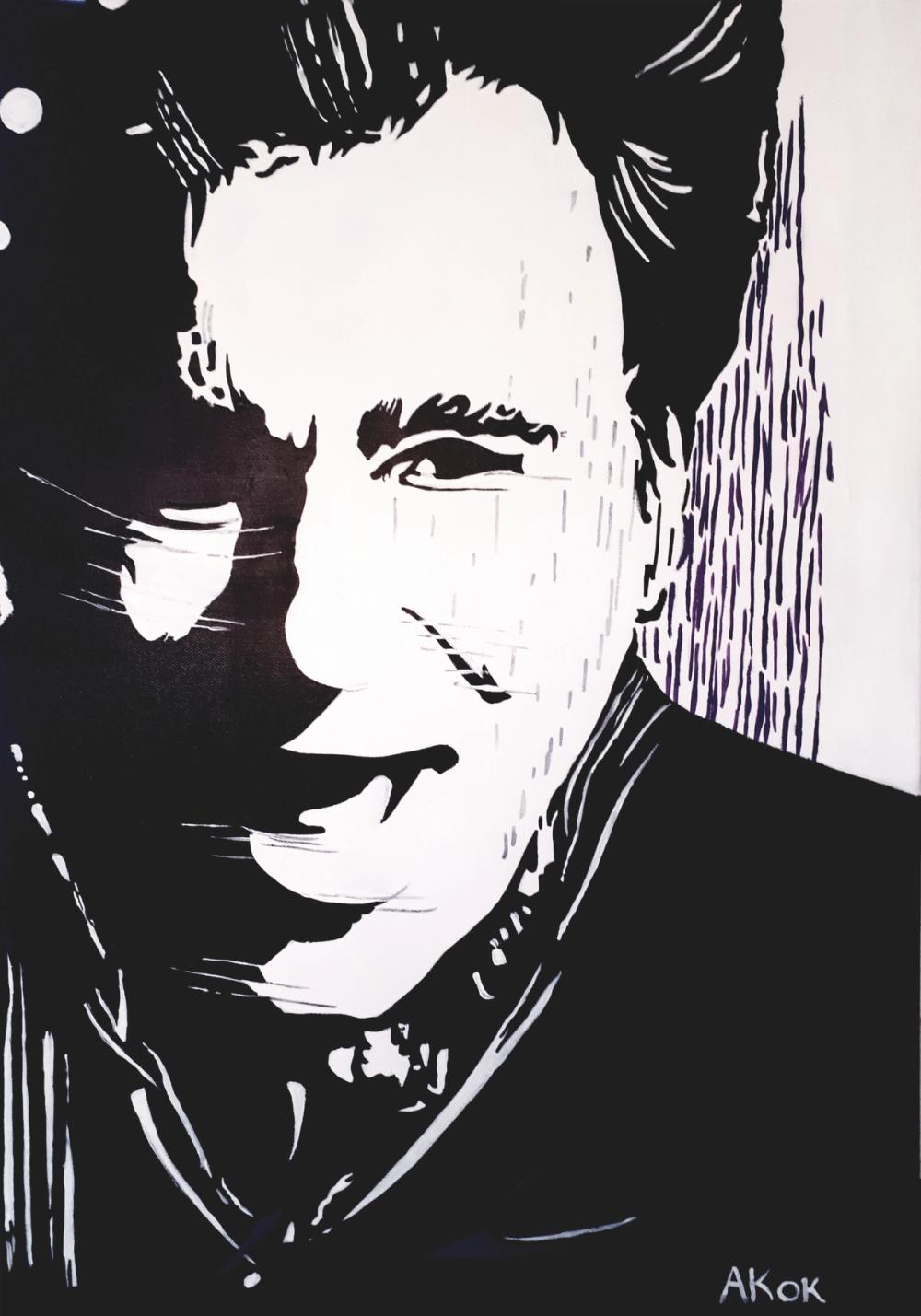 Nougaro, Oh Toulououse... — Acrylique sur toile