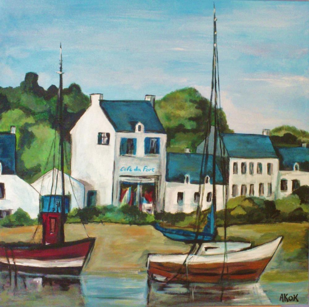 Kercabellec à Mesquer — Acrylique sur toile