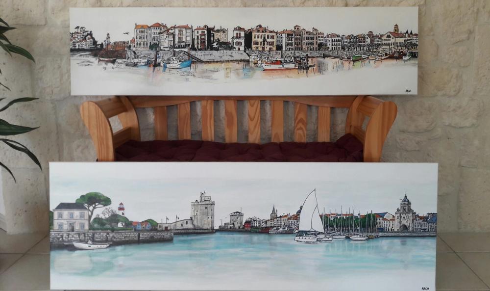 Panoramiques — Acrylique sur toile
