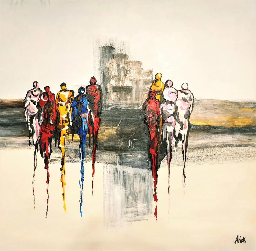 Grande marée au Taureau 29 — Acrylique sur toile