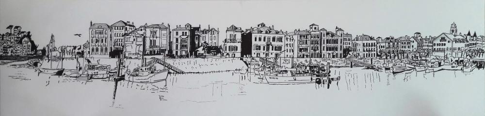 Saint Jean de Luz — Acrylique sur toile