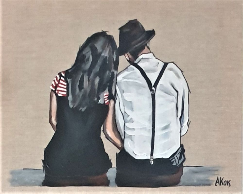 Alors on Danse — Acrylique sur toile