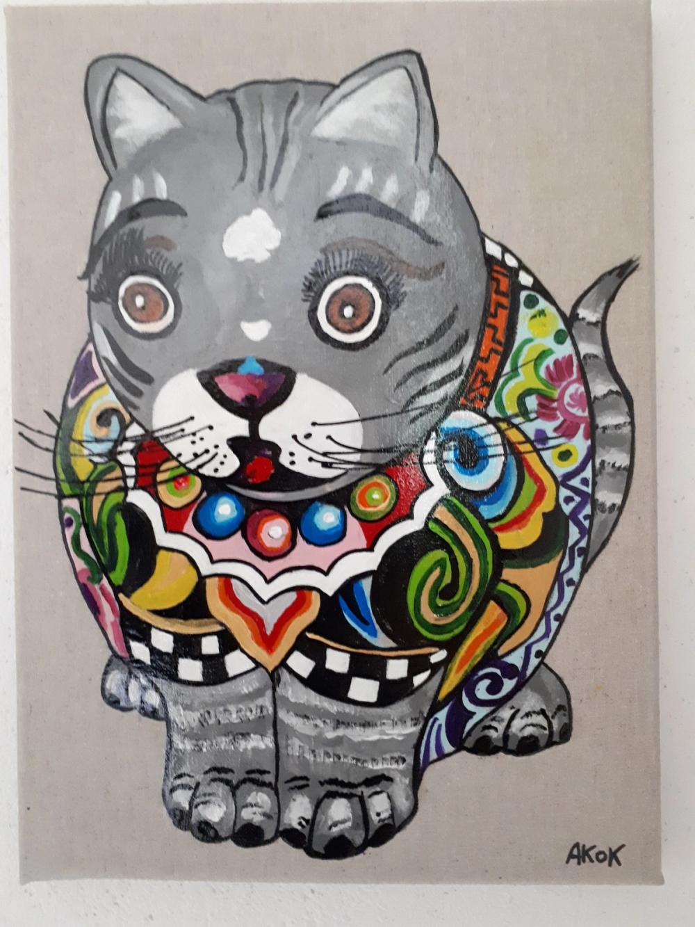 PataPouf — Acrylique sur toile