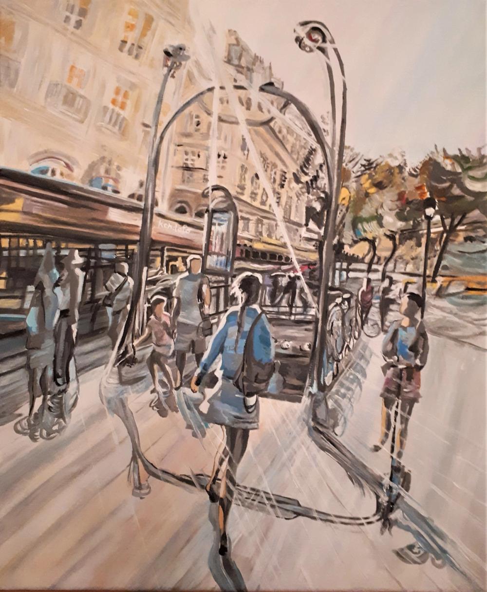 Vivre PARIS — Acrylique sur toile