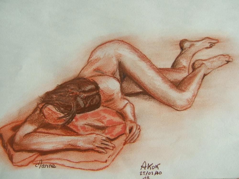 stage, pose 1h — Acrylique sur toile