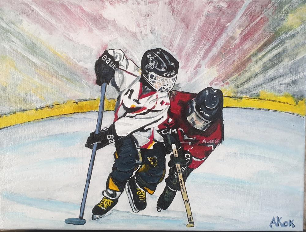 Guinguette BEKE - — Acrylique sur toile