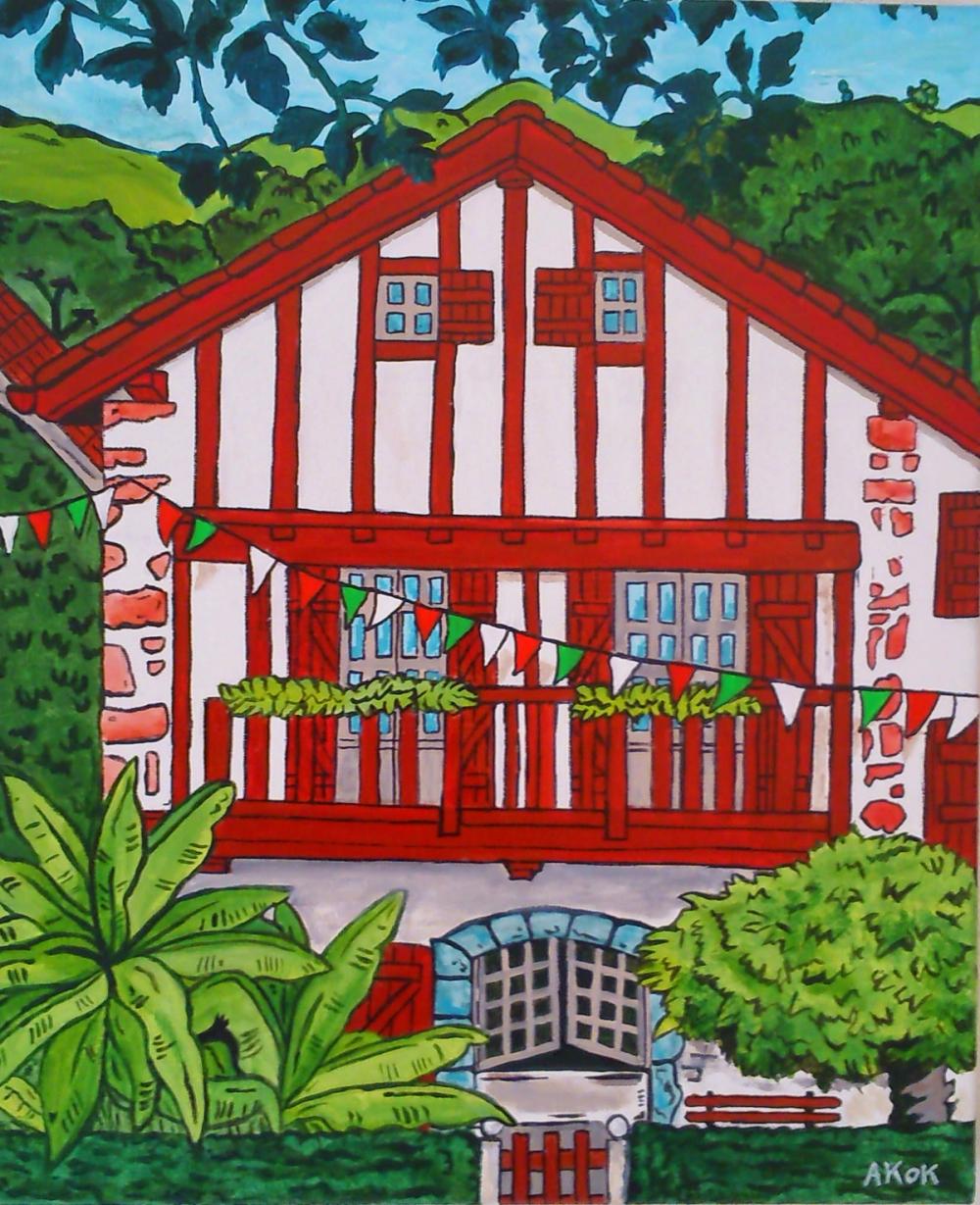 Ainhoa, S Pirel — Acrylique sur toile