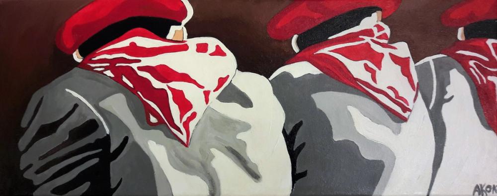 Regards sur le Pays Basque 1 — Acrylique sur toile