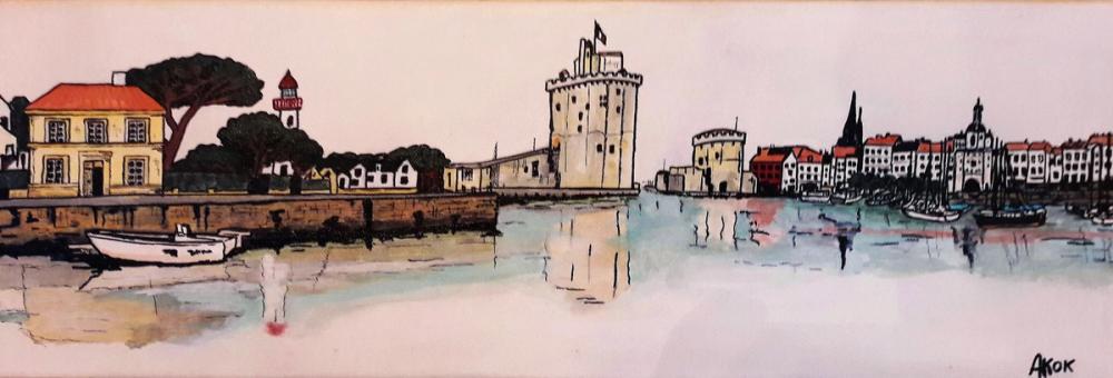 La Rochelle — Acrylique sur toile