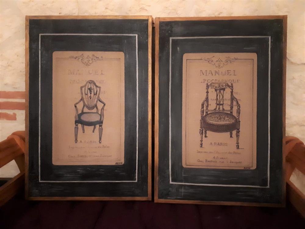 Les Fauteuils — Acrylique sur toile