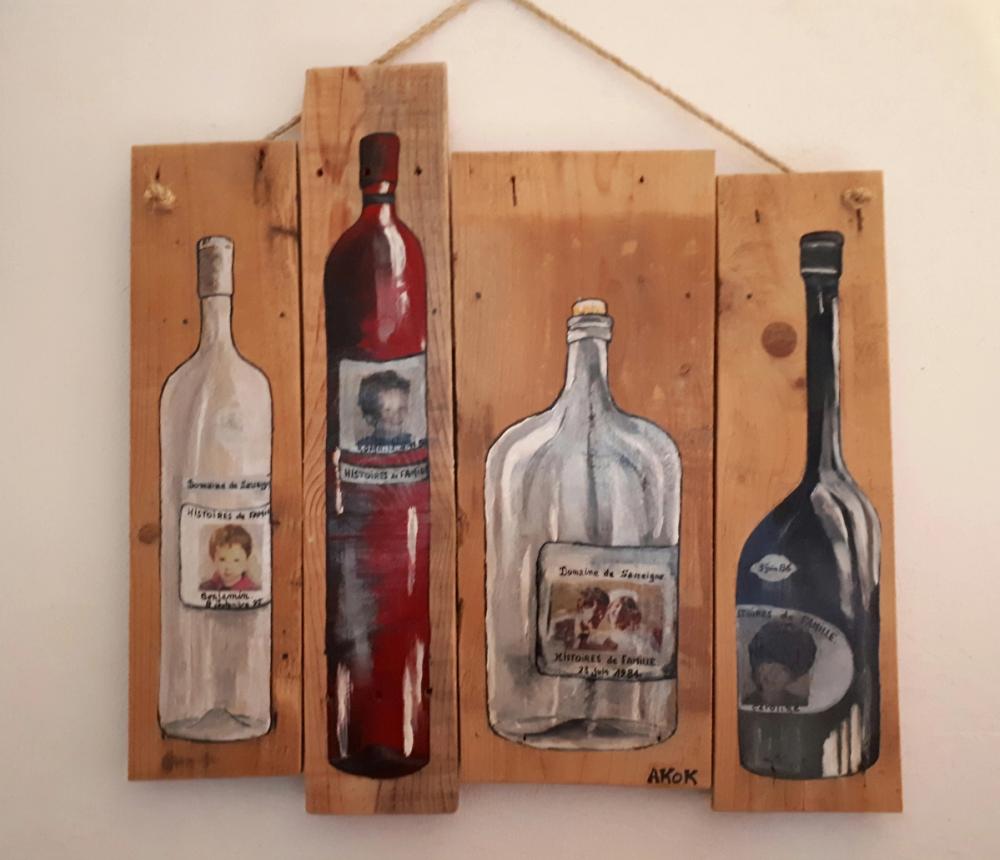 Cuvée Bonheur SSE — Acrylique sur toile