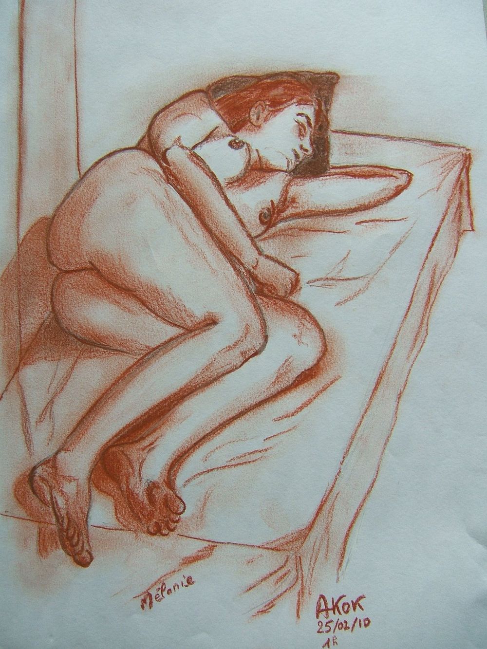 stage, pose 1h — Acrylique sur toile