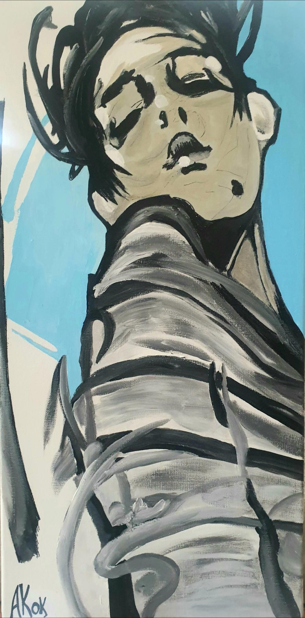 JAMIN - Fille de Lisa - — Acrylique sur toile