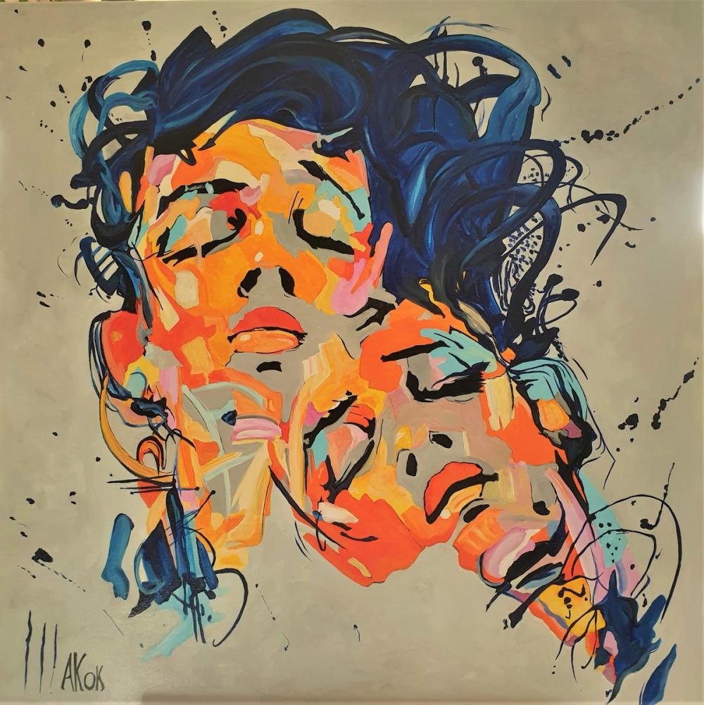 Nous Deux, D.Jamin — Acrylique sur toile