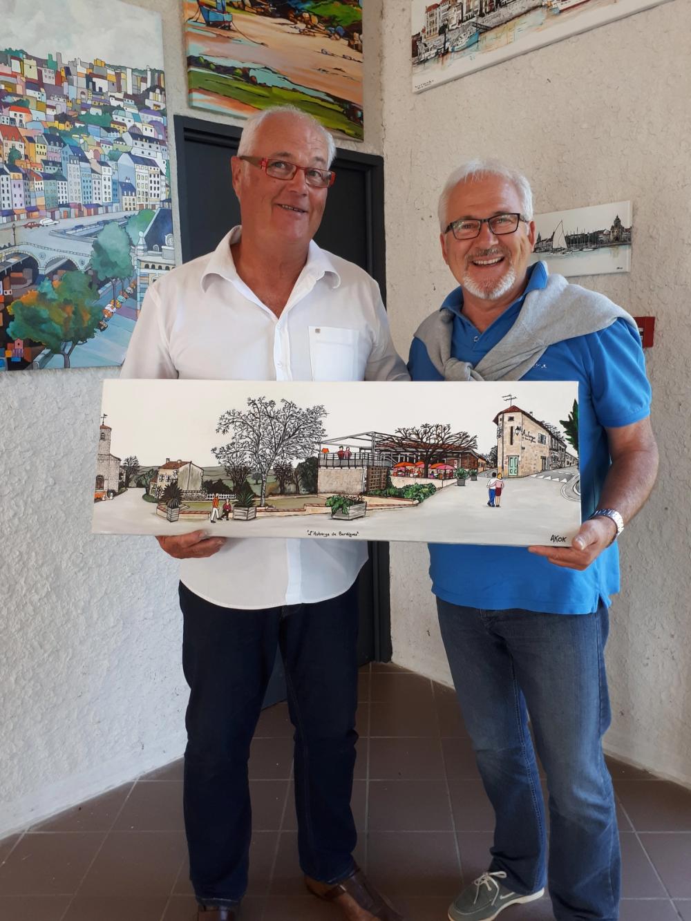 AUBERGE de BARDIGUES  (8) — Acrylique sur toile