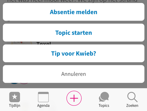 Abwesenheit melden