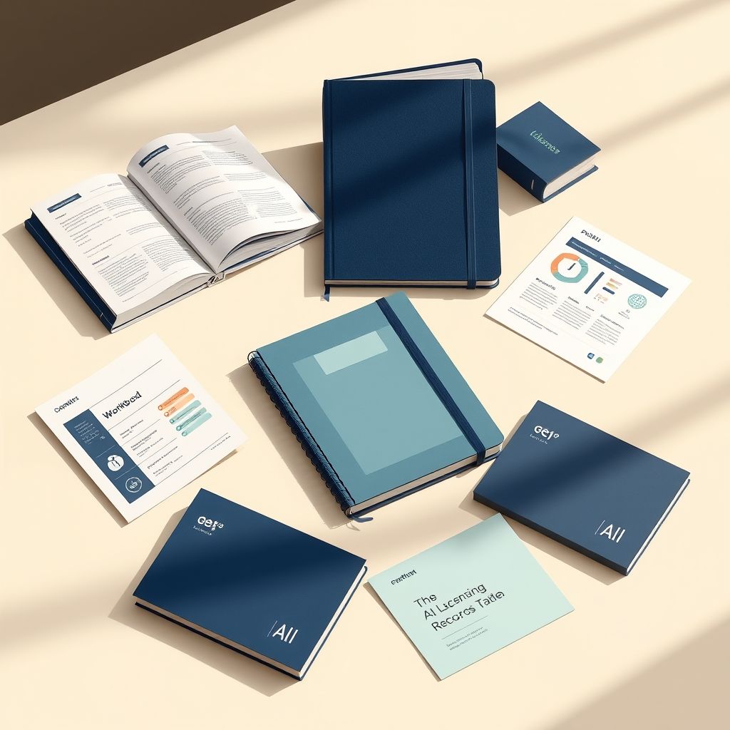 Conceptual illustration of workflow records for consulting firms organized for an inventory and scope review.