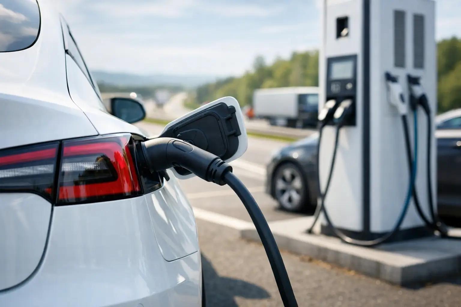 Koszt ładowania samochodu elektrycznego w trasie