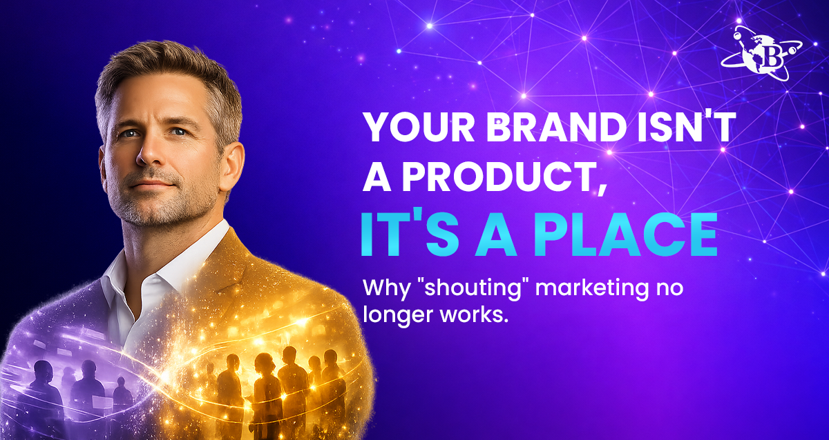 People connecting and building a community around a brand, representing human-centric marketing for Bliones.