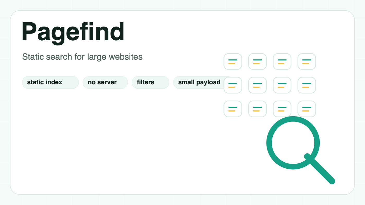 Pagefind 项目封面
