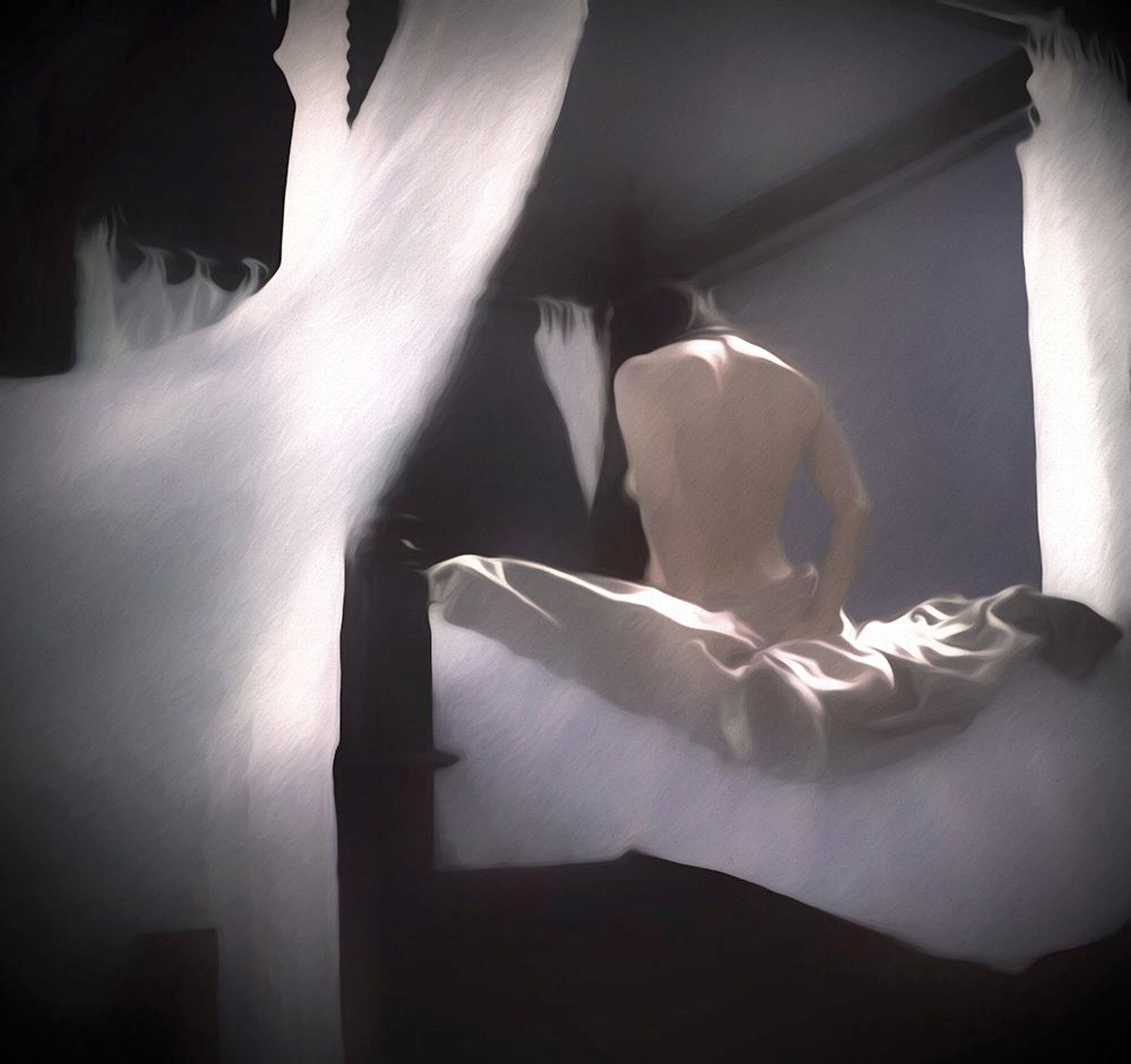 Girl on Bed