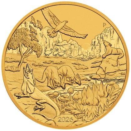 1 oz Gold Outback coin