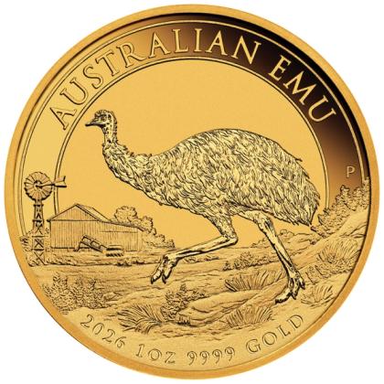 1 oz Gold Emu coin