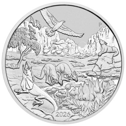 1 oz Silver Outback coin