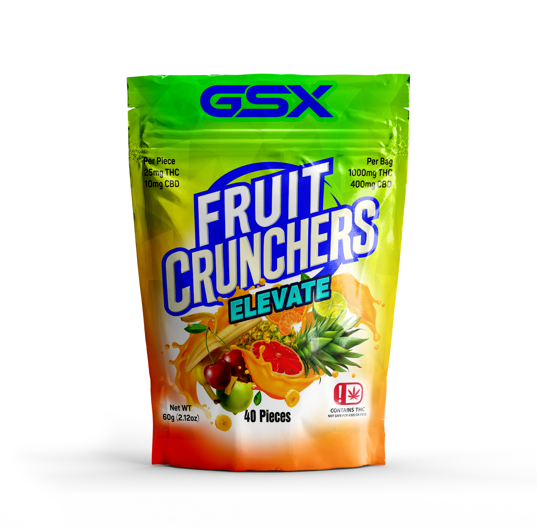 GSX Fruit Crunchers, Elevate package