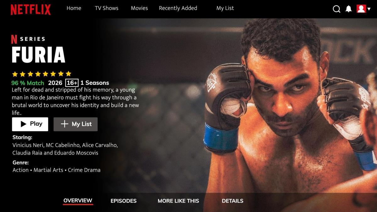 FÚRIA - Netflix Key Art