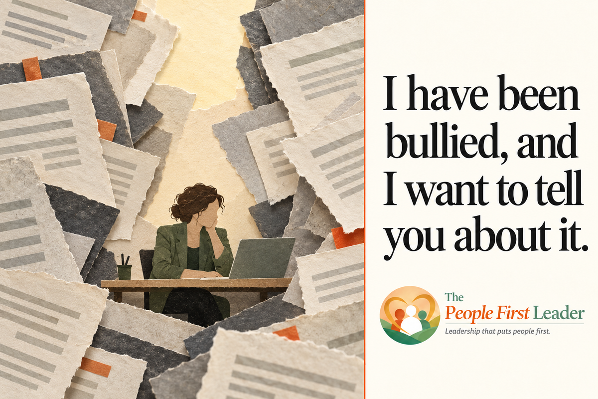 I have been bullied, and I want to tell you about it.