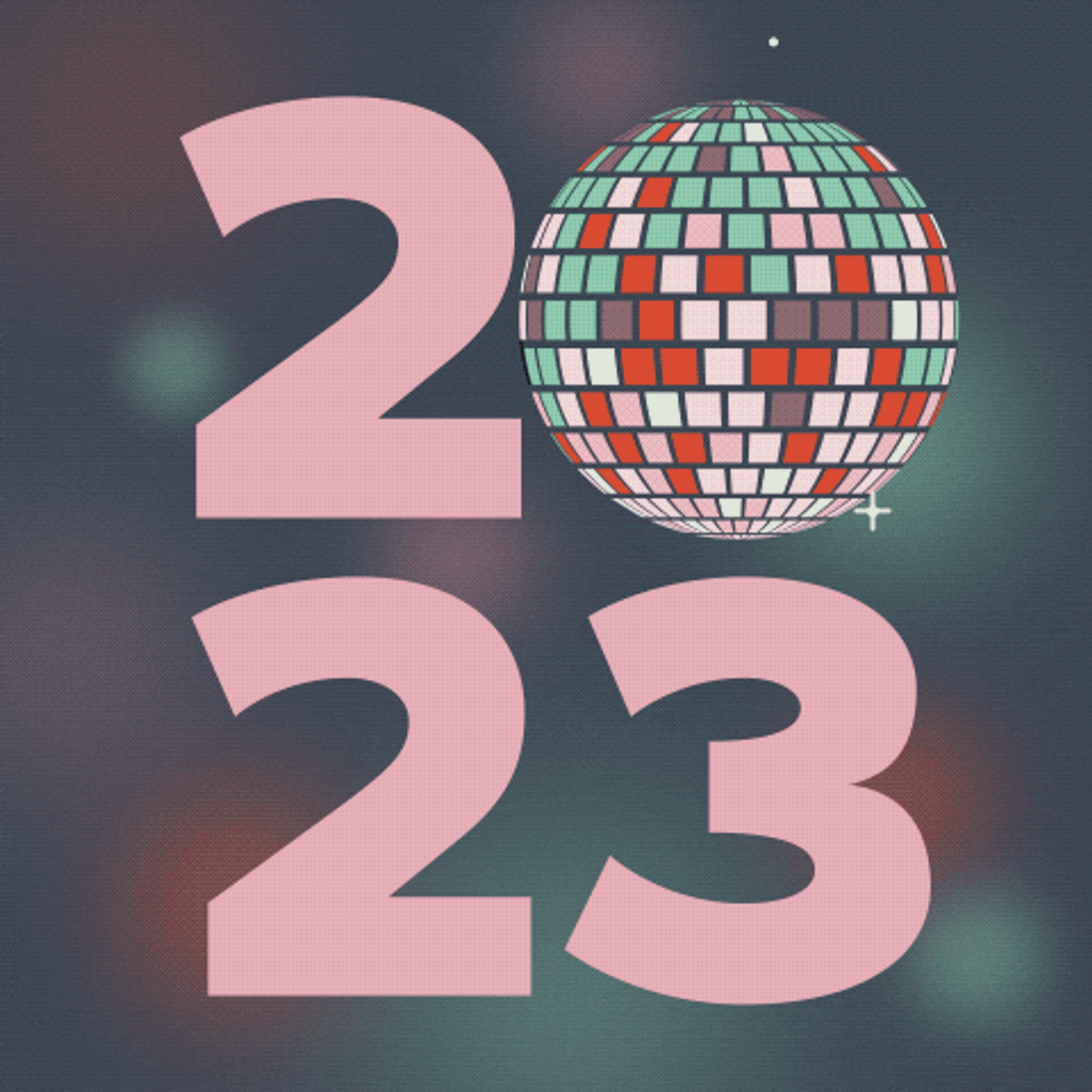 Happy new year celebration animation