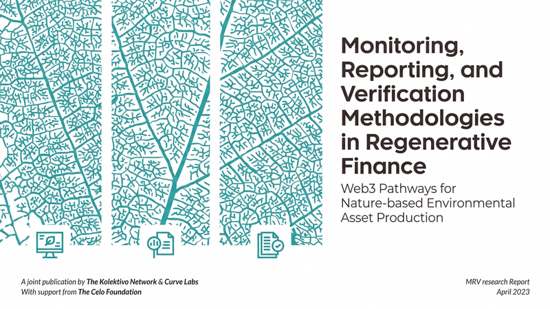 MRV Methdologies for ReFi
