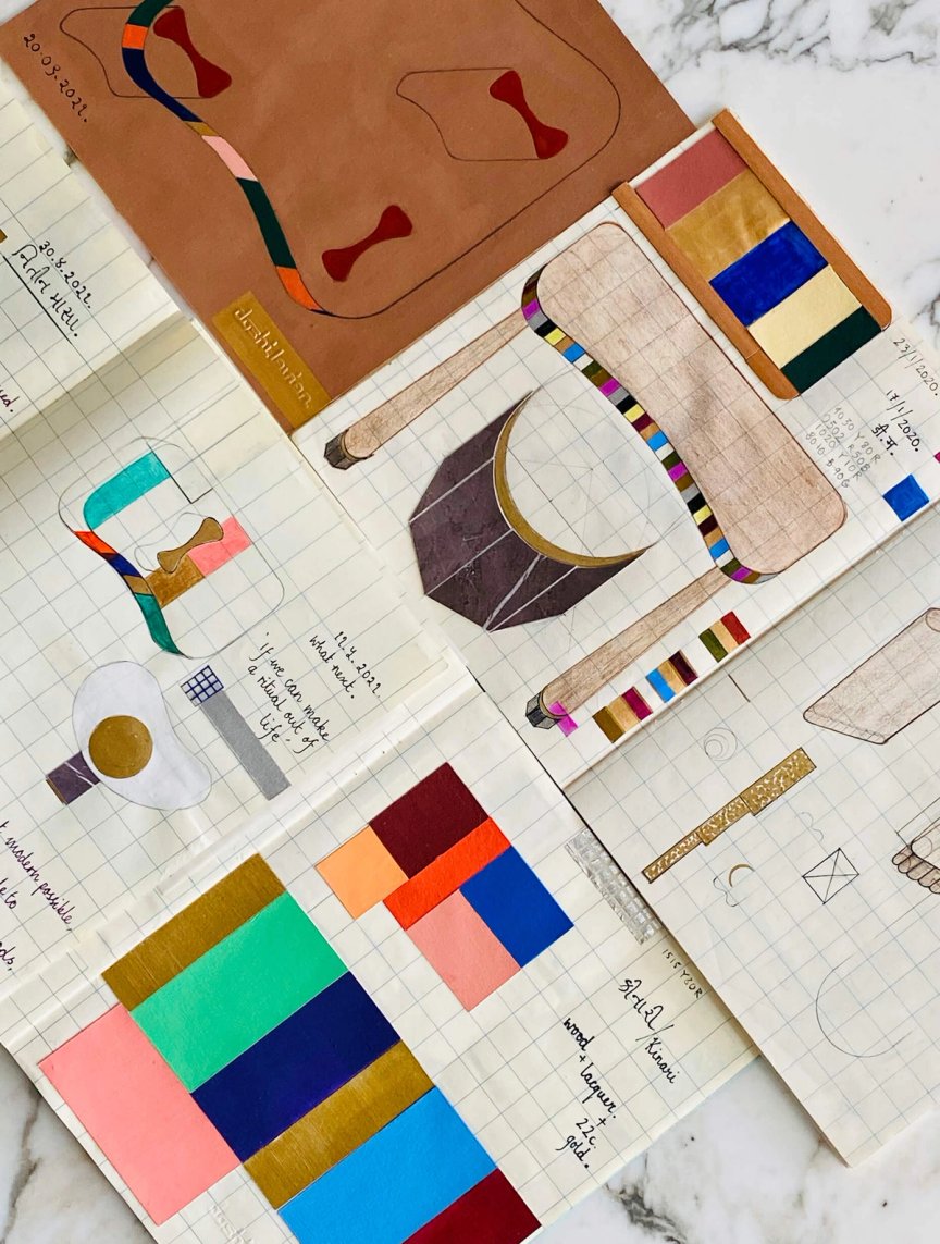 INSIDE NIPA DOSHI'S SKETCH BOOK