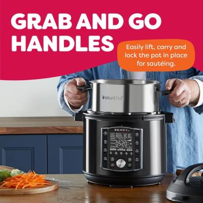 Instant Pot Pro 8-Quart 10-in-1 Multi-Use Pressure Cooker – Cooker, Steamer, Sterilizer, Sous Vide & More view 1