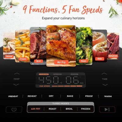 COSORI Small Air Fryer Oven 4 Qt, Compact Oil-Free Airfryer with 7 Cooking Functions, 30 Recipes, Dishwasher-Safe Basket, Matte Black view 1