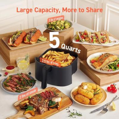 COSORI Air Fryer Pro 9-in-1 5-Qt – 450 °F Precision, JuiceLock™ Technology, 130+ In-App Recipes with Nutrition Info view 2