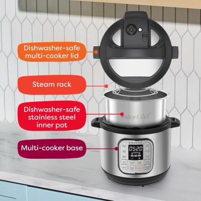 Instant Pot Duo Mini 3-Quart 7-in-1 Electric Pressure Cooker – Stainless Steel Compact Multi-Cooker view 3