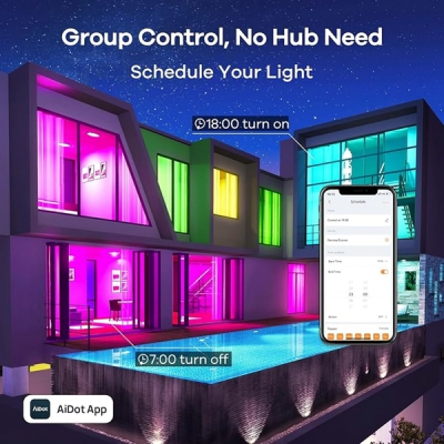 Linkind Smart Light Bulbs, Color Changing Dimmable, Works with Alexa & Google Assistant view 3