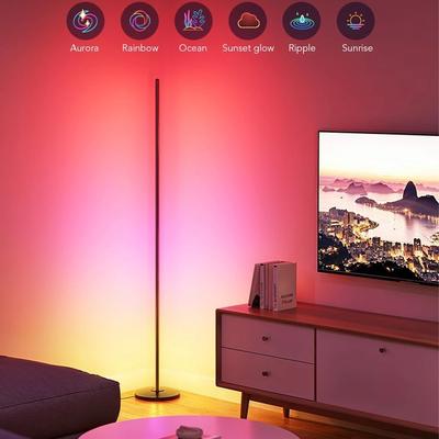 Govee RGBIC Floor Lamp Basic – Smart LED Corner Lamp with Music Sync view 5