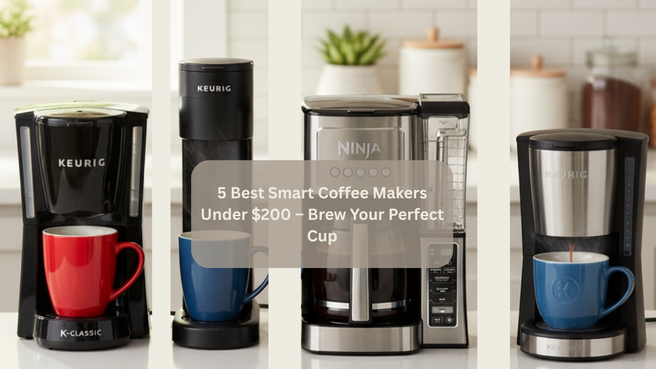 5 Best Smart Coffee Makers Under $200 – Brew Your Perfect Cup