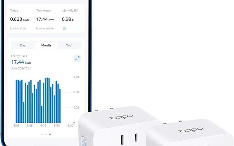 TP-Link Tapo P115 Smart Plug Mini (2-Pack)